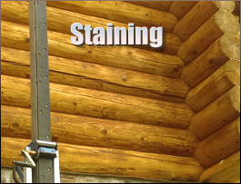  Perry County, Ohio Log Home Staining